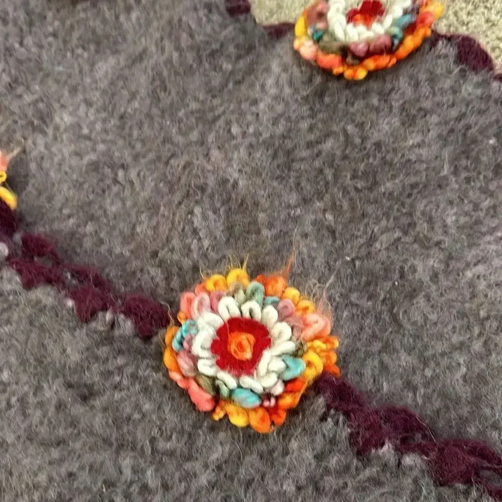 Artistic Accents Boho Floral Throw